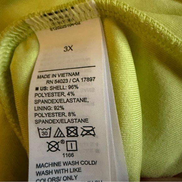 Old Navy High-Waisted French-Cut Puckered Bikini Swim Bottoms Citrine Size 3X - Picture 10 of 11